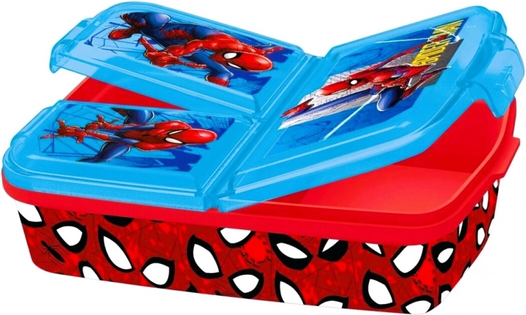Večkomorni boks za malico Spider-Man