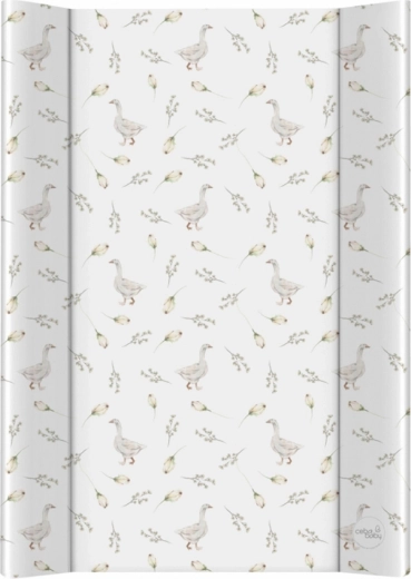 Ceba Baby previjalna podloga s trdo desko Basic Goose 50 × 70 cm