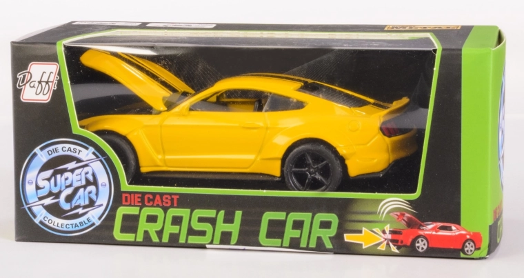 Daffi Crash Car kovinski model s pull-back pogonom