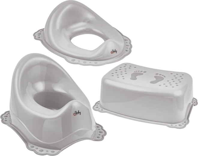 Maltex protizdrsni toaletni set Classic siv