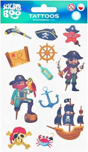 Tetovaže pirati - 1 kos