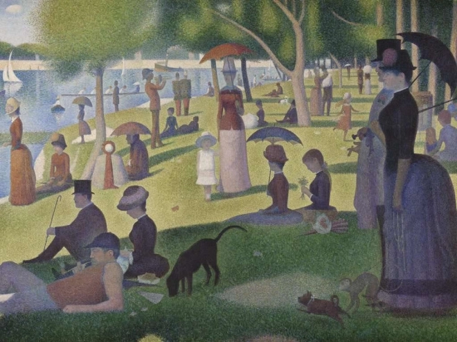 RAVENSBURGER sestavljanka Nedeljsko popoldne na otoku La Grande Jatte, 1500 koščkov