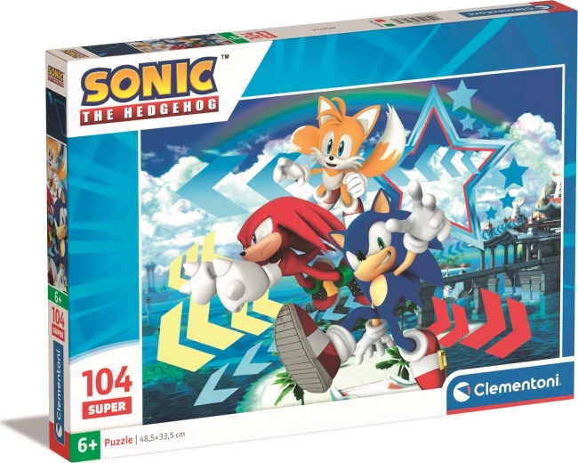 Puzzle 104 pieces Sonic