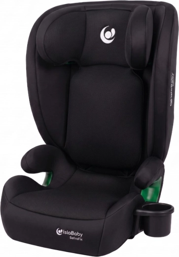 IslaBaby SafiroFix i-Size otroški avtosedež 100–150 cm (15–36 kg) z isofix mesh black