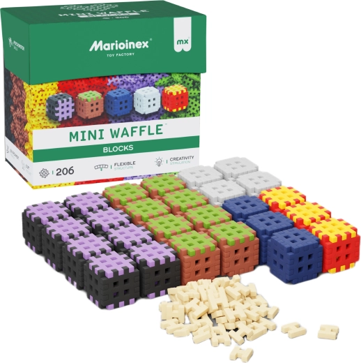 Gradbeni komplet mini waffle blocks 206 kosov MARIOINEX