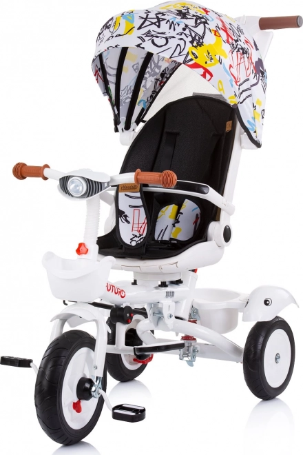 Chipolino tricikel s strešico Futuro 2v1 Graffiti
