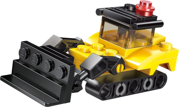 Konstrukcijski komplet QMAN Hyperfunction Tactical Unit – buldožer 3v1