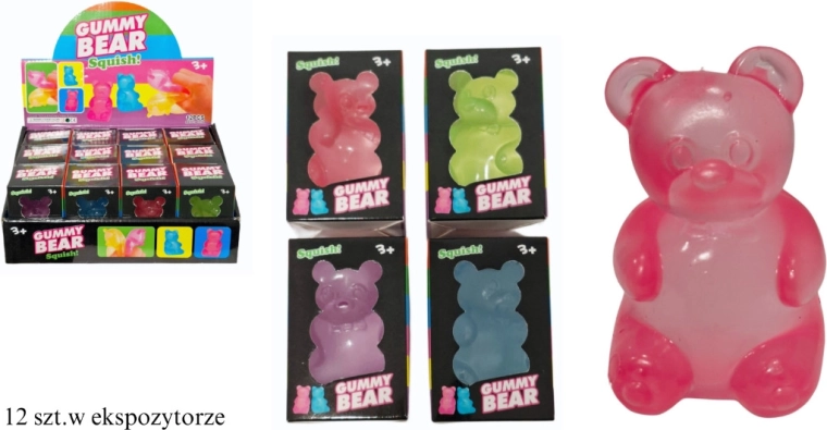 Anti-stress squishy bear - 1 piece