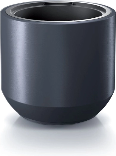 Cvetlični lonec z vložkom 29,8 cm antracit