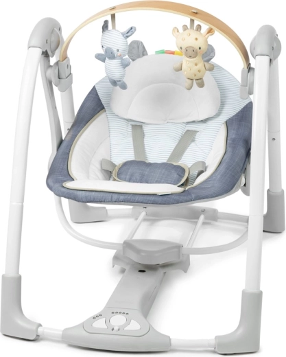 Ingenuity prenosna gugalnica Swing'n Go Chambray