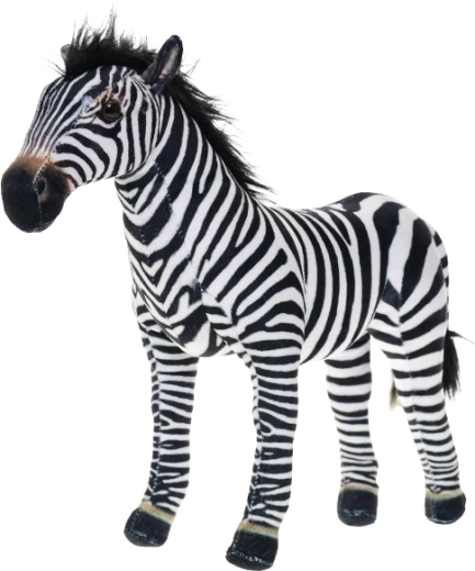 Plišasta zebra 28 cm za dojenčke
