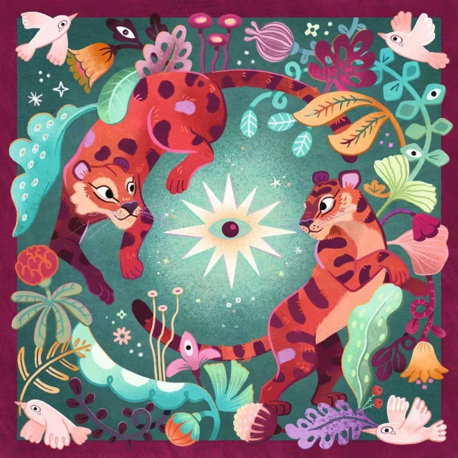 Ravensburger kvadratne puzzle Art & Soul: Živalske sanje 756 kosov