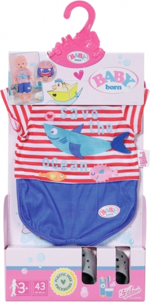 BABY born pižamica in copatki za punčko 43 cm