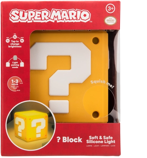 Super Mario SquishyGlo lučka – Question blok