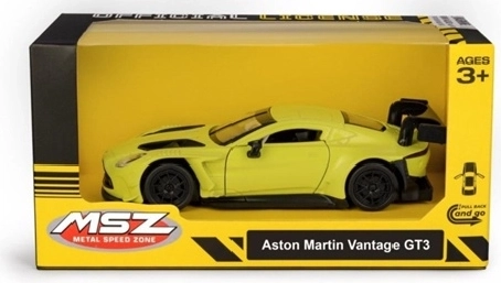 MSZ model Aston Martin Vantage s svetlobnimi in zvočnimi učinki, rumen