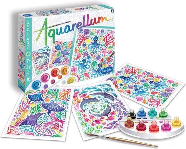 Sentosphere akvarelni ustvarjalni set – morsko dno