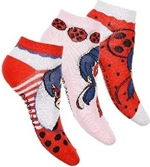 Miraculous Ladybug Socks Set - 3 pcs