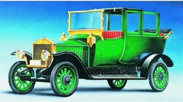 Model starodobnika Rolls-Royce Silver Ghost 1911 – modelarski komplet 1:32