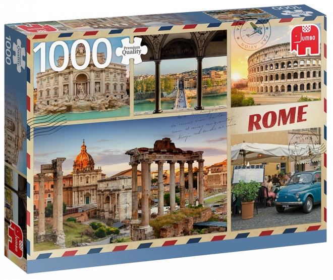 Sestavljanka Pozdravi iz Rima 1000 koščkov JUMBO
