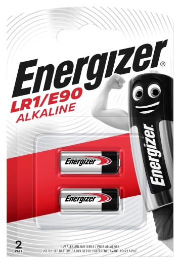Energizer LR1/E90 alkalna baterija, pakiranje 2 kosa