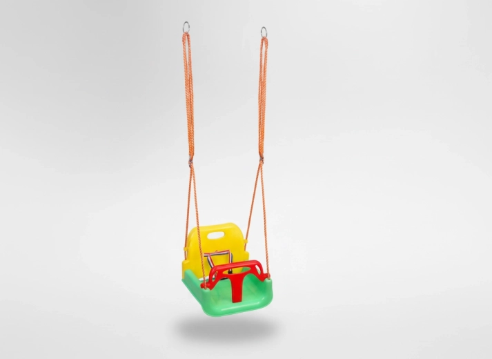 Otroško vedro gugalnica z visokim naslonjalom 42 × 38 × 41 cm