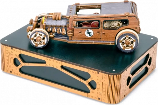 Lesene 3D sestavljanke WOODEN CITY hot rod – omejena izdaja
