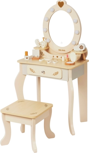 Children’s vanity table Elly Natural Milly Mally