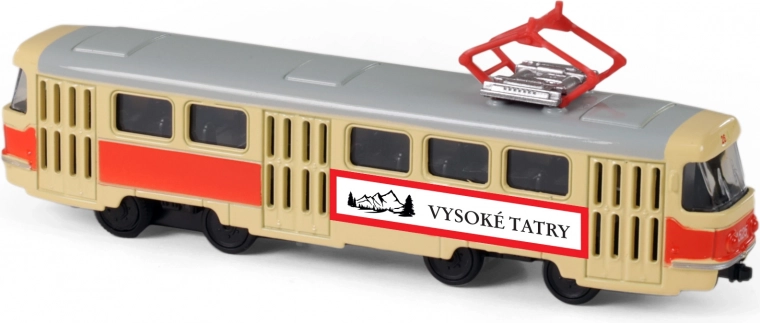 Kovinski retro tramvaj T3 16 cm Visoke Tatre