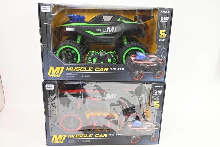 Radijsko vodeno terensko vozilo M1 muscle car 4WD 1:12 z lučmi in zvokom