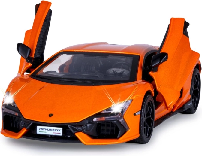 Kovinski model Lamborghini Revuelto 1:32 oranžen