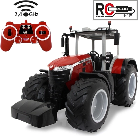 Traktor Massey Ferguson 8S.285 z daljinskim upravljanjem v merilu 1:16
