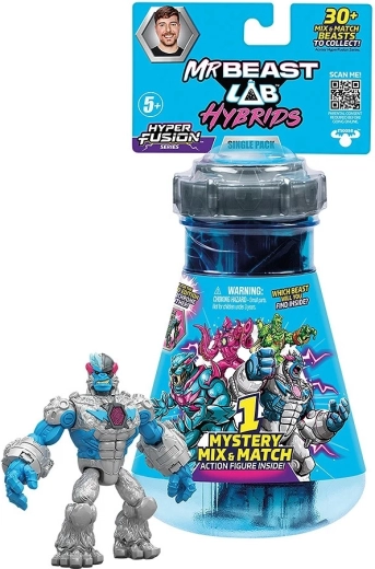 Figurka MRBEAST Lab Hybrids Hyper Fusion – skrivnostni mix & match
