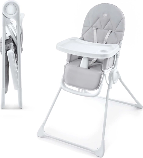 Kinderkraft jedilni stolček Binci Grey
