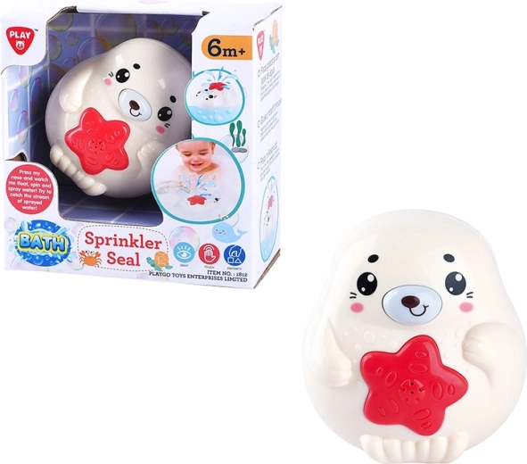 Playgo plavajoči tjulenj za kopel z brizganjem vode