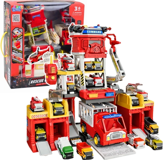 Gasilska reševalna postaja – večnamenska baza z lučmi in zvoki