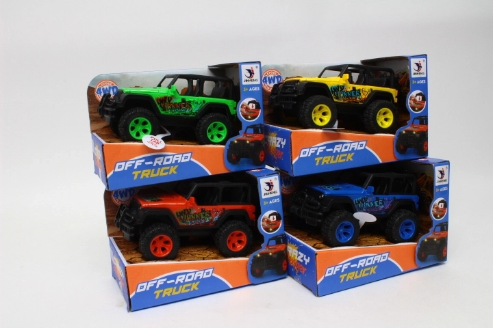 Off-road car with lights and sound, 8.5 cm