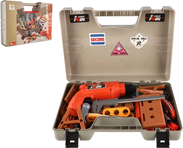 Otroški komplet orodja z vrtalnikom v kovčku