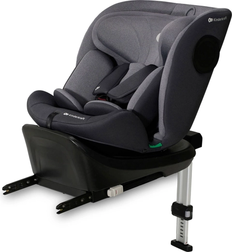 Kinderkraft avtosedež I-360 i-Size 40–150 cm, siva