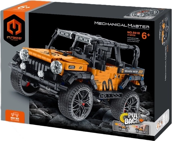 Mechanical Master Jeep construction set (orange) (434 pieces)