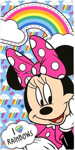 Otroška bombažna brisača Disney Minnie Mouse 70 × 140 cm - 1 kos