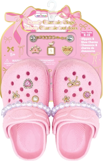 Children's pink sandals with Pearl accessories - 1 piece