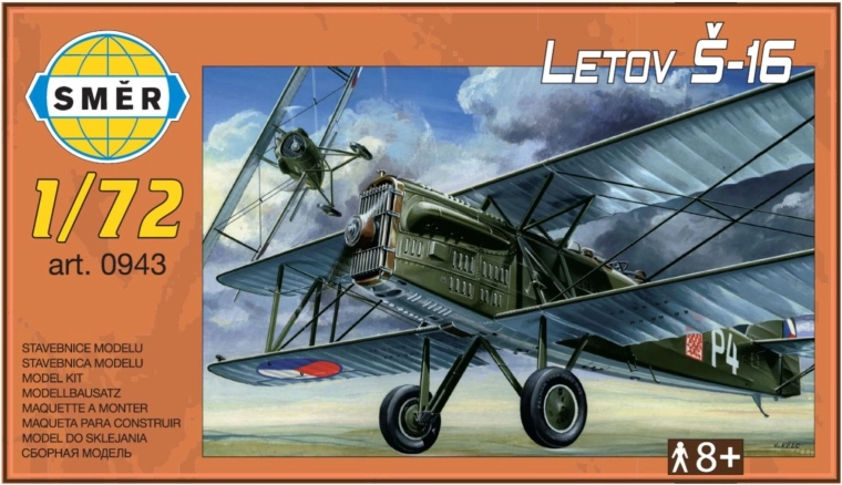 Plastični model letala Letov Š-16 1:72