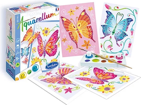 Sentosphere akvareli Aquarely mini – metulji