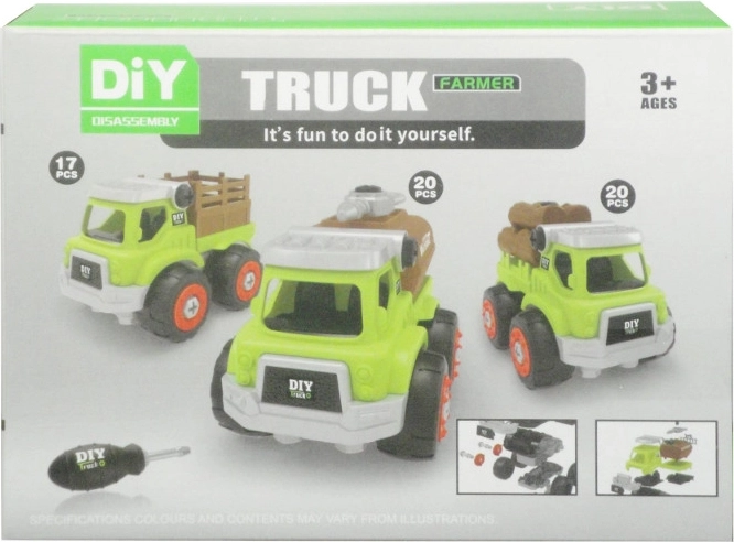 Vijačni avtomobil za otroke, 3 različice