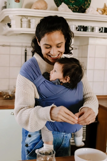 Boba Bliss otroški nosilec Vintage Navy Blue V2