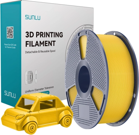 Filament Sunlu PETG svetlo rumen