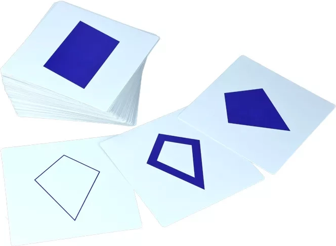 Karte za geometrijsko omarico Montessori Moyo Montessori