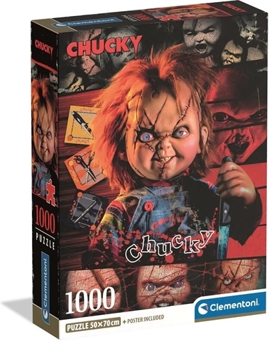 Clementoni sestavljanka horror collection Chucky 1000 kosov compact