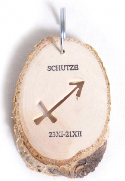 Leseni obesek znamenje Strelec small foot