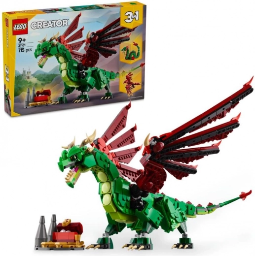 LEGO Creator 3 v 1 srednjeveški zmaj
